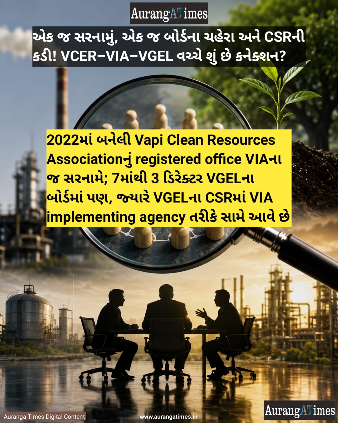 એક જ સરનામું, એક જ બોર્ડના ચહેરા અને CSRની કડી! VCER–VIA–VGEL વચ્ચે શું છે કનેક્શન?